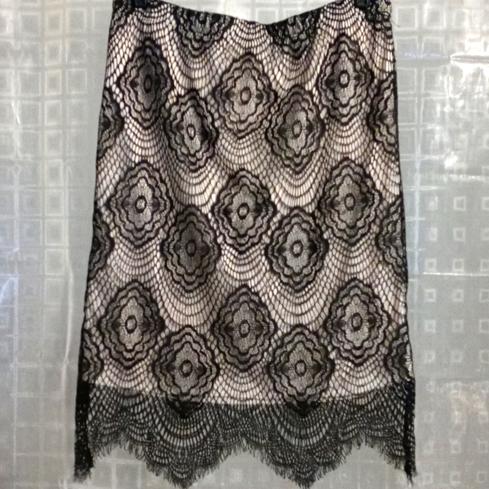Charlotte Russe Black Lace Skirt